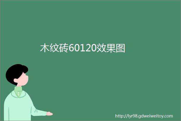 木纹砖60120效果图