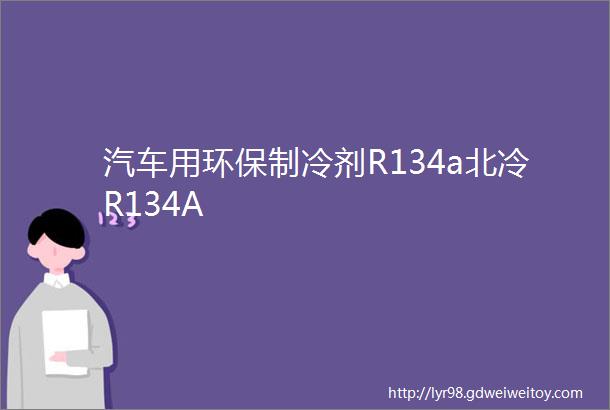 汽车用环保制冷剂R134a北冷R134A